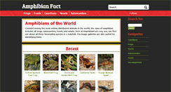 Desktop Screenshot of amphibianfact.com