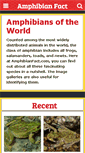 Mobile Screenshot of amphibianfact.com